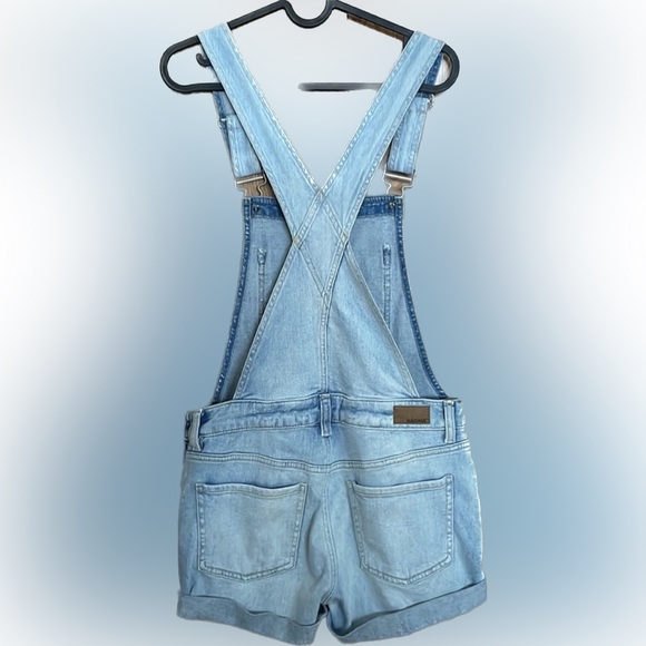 Garage Denim Overalls Romper - Picture 2 of 2
